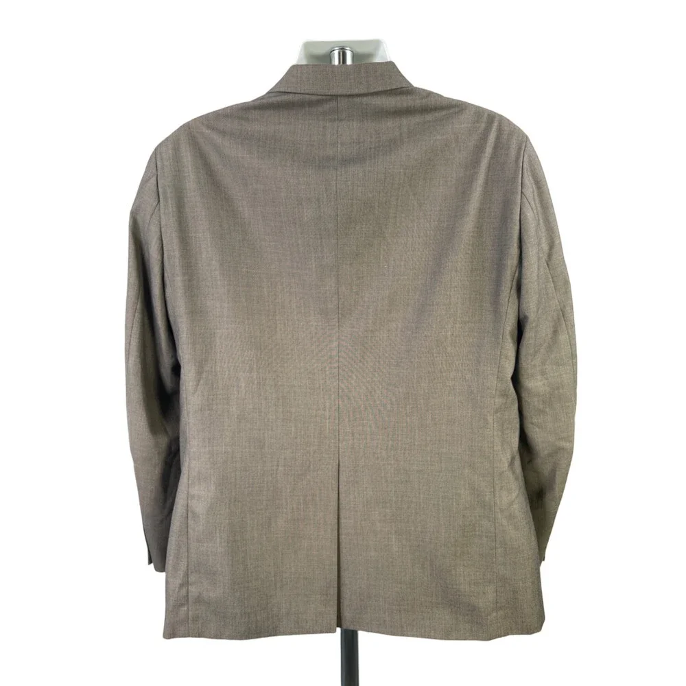 Dockers Men's Gray Crosshatch Two Button Button Up Blazer Jacket - 42R